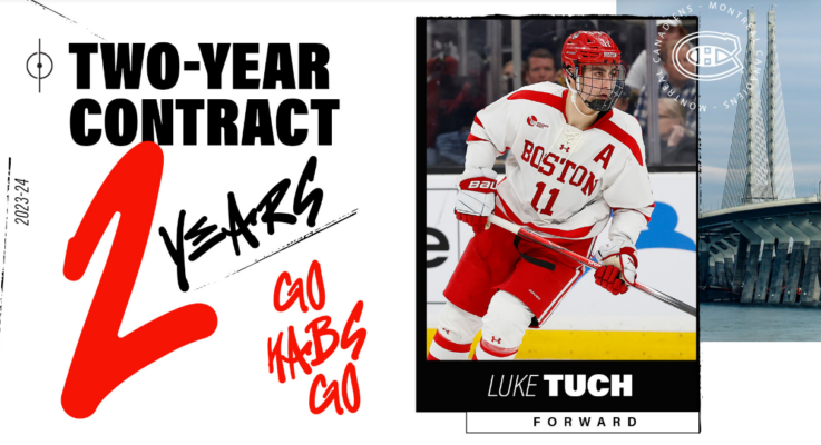 Luke Tuch Signs Two-Year ELC